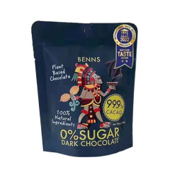 BENNS 贝纳丝 至醇黑巧系列 纯可可脂 99.9%黑巧 40g 袋装
