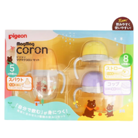  Pigeon/贝亲 防漏 儿童饮水杯+奶嘴杯+吸管盖+饮水盖