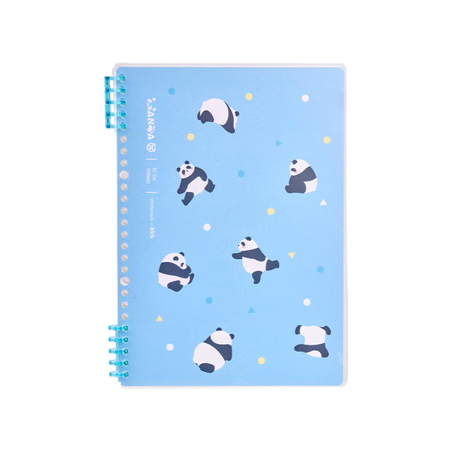 得力 可开合线圈 笔记本 B5/50张 蓝