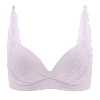 华歌尔 女士蕾丝无钢圈文胸 UB14E5