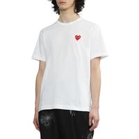 I.T IT CDG PLAY COMME des GARCONS川久保玲情侣爱心logo装饰短袖T恤