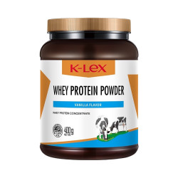 康力士 K-Lex/康力士 乳清蛋白粉 香草味 罐装 补充营养 提高免疫力 x2 400g/罐