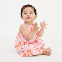 江南布衣 婴童连衣裙U型领印花A型夏女童婴儿儿童jnbybyjnby