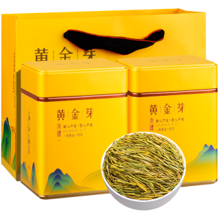 福茗源 绿茶 安吉黄金芽奶白茶 特级明前2026新茶叶礼盒中秋礼盒送礼250g