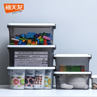 禧天龙 大号透明收纳盒烟熏灰  3个装