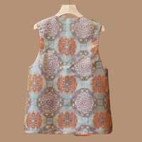  ROMON/罗蒙 新中式盘扣设计 女士马甲背心