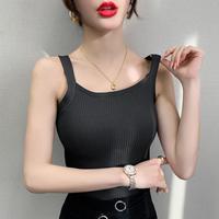 北极绒 针织内搭无袖吊带背心女修身显瘦外穿上衣潮韩版