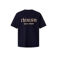  CHINISM 凉感 男士短袖T恤 XL 藏青色