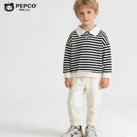 小猪班纳 儿童长袖polo衫春季中小童翻领卫衣童装