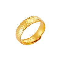  京工美作 古法 黄金戒指