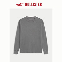 HOLLISTER 经典华夫格打底长袖