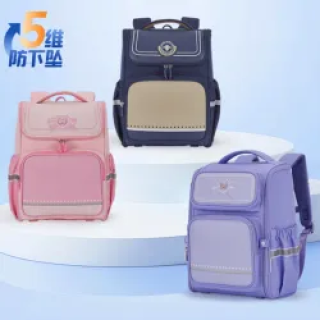 卡拉羊 小学生5维防下坠护脊减负双肩包 CX2214 18L