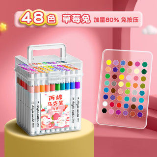 粉笔时光 丙烯马克笔 48色