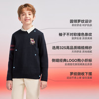 暇步士 男大童冬季套头线衣 藏蓝 140 cm