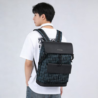 EDISON 双肩包商务通勤休闲旅行背包16英寸电脑包大学生书包E022-1