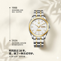 天王 男士机械表 GS51507T.DD.T.KS 金运福泽