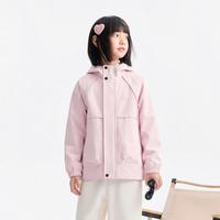 安奈儿 童装男女童户外小软壳工装风外套2026春新款童中大童运动休闲