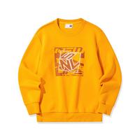 乔丹 秋季男式运动卫衣圆领套头宽松休闲针织上衣