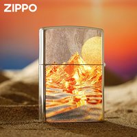 ZIPPO 打火机 耀金日照金山