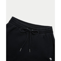  Abercrombie & Fitch 经典小麋鹿图案 女士卫裤 黑色 M (165/76A) 偏大偏长，小一码