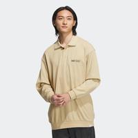 adidas 男款长袖足球训练POLO衫