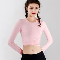 限尺码：B.Duck 瑜伽服女上衣小黄鸭运动T恤女式训练跑步长袖舒适透气瑜伽T恤