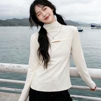  JEANSWEST/真维斯 设计感镂空 女士长袖T恤