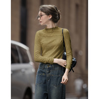 唐狮 女士半高领针织打底衫 630420020003
