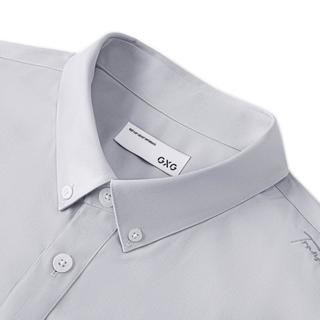  GXG 免烫 男士短袖衬衫