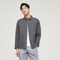 限尺码：雅戈尔 男士方领长袖衬衫 秋款休闲时尚易打理