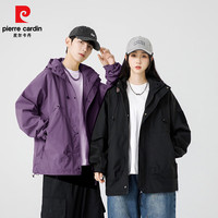 皮尔·卡丹 男士户外宽松冲锋衣