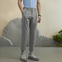 限尺码：雅戈尔 春款商务通勤好打理九分裤男士西裤