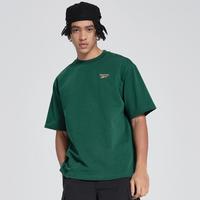 Reebok 男士女士情侣款运动休闲健身训练针织短袖T恤