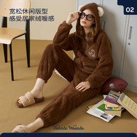 TEENIE WEENIE 加厚加绒 女士睡衣套装