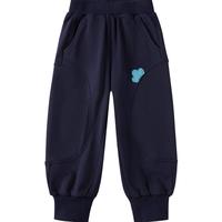 丽婴房【薯条裤】26春季儿童柔软圈圈棉长裤挺括不勒耐磨卫裤 藏青 90 cm