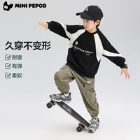 小猪班纳 男童痞帅宽松卫衣 春秋棉质上衣