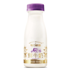 每日鲜语 鲜牛奶A2β酪蛋白185ml*6+3.6g蛋白185ml*6
