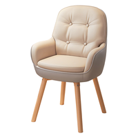  南皇 云端坐感 电脑椅+固定扶手+云端坐感垫 旋转款-卡其拼灰-科技布