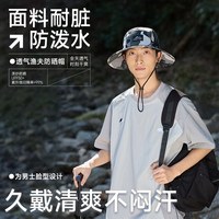  JEHT/玑迪 防泼水 男士渔夫帽