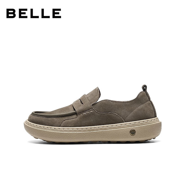 百丽 一脚蹬休闲工装鞋A2390AM6