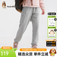 暇步士 舒适休闲 儿童长裤 花灰 120