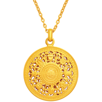  CHOW TAI FOOK/周大福 传承罗盘 黄金项链 45cm,约10.54g