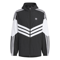 adidas/阿迪达斯 复古撞色 男士连帽外套