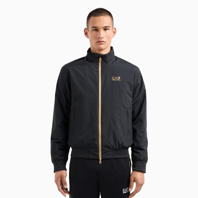 EA7 2025秋冬新品 阿玛尼男式日常通勤休闲立领棉衣