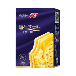 康师傅 3+2苏打夹心饼干 海盐芝士味 100g