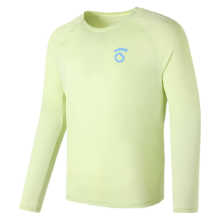 马孔多 吸湿速干 男士长袖T恤 冷调抹茶-男 2XL