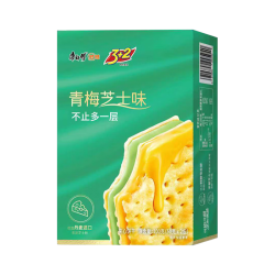 康师傅 3+2苏打夹心饼干青梅芝士味100g休闲零食下午茶