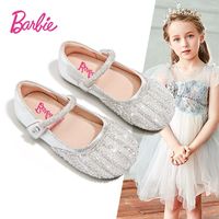 百亿补贴：Barbie 童鞋2026新款春秋公主鞋演出水晶鞋儿童皮鞋女孩软底表演单鞋