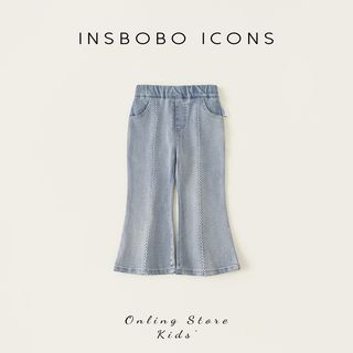  insbobo 直筒裤 儿童牛仔裤