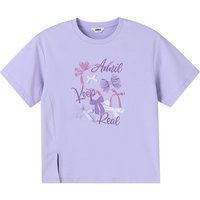 安奈儿 童装女童短袖T恤针织衫2025夏新款记忆棉凉感